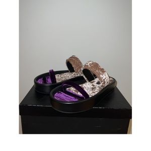 Dries Van Noten Suede Sandals